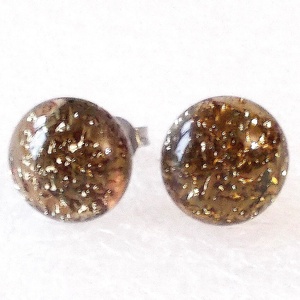 ORVOSI FÉM! Csillaghullás szürkében stiftes  fülbevaló, ajándék  névnapra, születésnapra. - ékszer - fülbevaló - pötty fülbevaló - Meska.hu