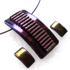 Bronzos-bíbor ékszerszett , ajándék névnapra születésnapra, karácsonyra - ékszer - ékszerszett - Meska.hu