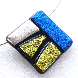 NEMESACÉL! Dichroic mozaik ékszrszett, ajándék pedagógus napra, születésnapra, névnapra.  - ékszer - ékszerszett - Meska.hu