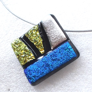 NEMESACÉL! Dichroic mozaik ékszerszett, ajándék pedagógus napra, születésnapra, névnapra.  - ékszer - ékszerszett - Meska.hu