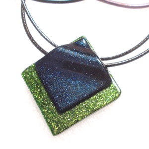 Aventurin duó nyaklánc, ajándék névnapra, születésnapra. - ékszer - nyaklánc - medál - Meska.hu