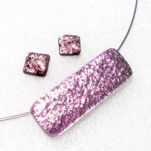 NEMESACÉL! Pink fények ékszerszett,  szalagavató bálra, ballagásra, névnapra, születésnapra. - ékszer - ékszerszett - Meska.hu