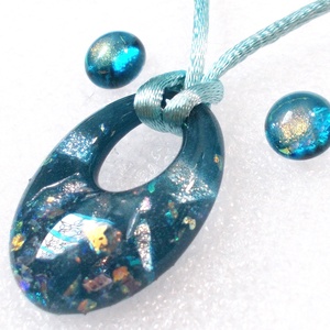 AKCIÓ! FÉMMENTES!  Tenger kincsei, fémmentes trendi medál., Ékszer, Nyaklánc, Medálos nyaklánc, Ékszerkészítés, Üvegművészet, MESKA