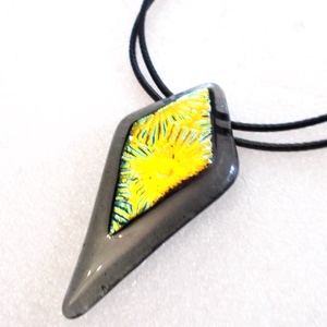 Szürkében napsugár nyaklánc, ajándék névnapra, születésnapra. - Meska.hu