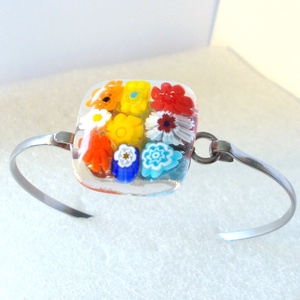 NEMESACÉL! Virágos nyár, karkötő, ajándék  lányoknak szalagavatóra, ballagásra, születésnapra, névnapra.  - Meska.hu