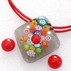 NEMESACÉL! Szürke virágos ékszerszett, nyaklánc és fülbevaló, ajándék  ballagásra, névnapra, születésnapra. - ékszer - ékszerszett - Meska.hu