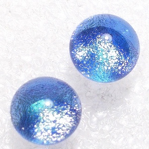 Ezüstös levendula, dichroic  fülbevaló, ajándék névnapra, születésnapra., Ékszer, Fülbevaló, Lógó fülbevaló, Ékszerkészítés, Üvegművészet, MESKA