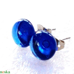 FÉMMENTES! Királykék-türkiz fúzió, fémmentes trendi medál. - ékszer - nyaklánc - medálos nyaklánc - Meska.hu