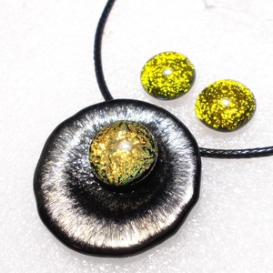 OVÁLIS!  Gyöngykagyló dichroic ékszerszett , ajándék névnapra, születésnapra. - ékszer - ékszerszett - Meska.hu