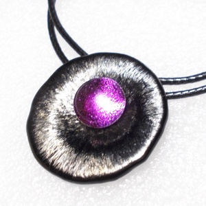  OVÁLIS!  Gyöngykagyló dichroic ékszerszett , ajándék névnapra, születésnapra., Ékszer, Ékszerszett, Ékszerkészítés, Üvegművészet, MESKA