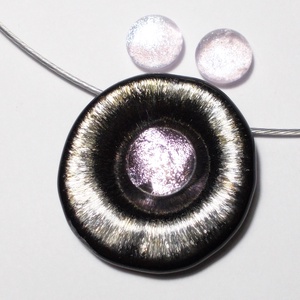 OVÁLIS!  Gyöngykagyló dichroic ékszerszett , ajándék névnapra, születésnapra. - ékszer - ékszerszett - Meska.hu