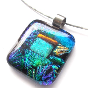 NEMESACÉL! Dichroic mozaik ékszrszett, ajándék pedagógus napra, születésnapra, névnapra. , Ékszer, Ékszerszett, Ékszerkészítés, Üvegművészet, MESKA