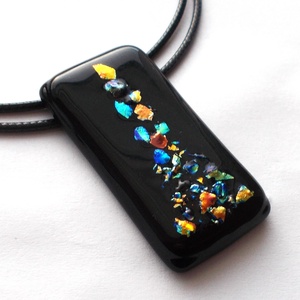 NEMESACÉL!  Dichroic fények játéka nyaklánc. - Meska.hu