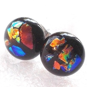 NEMESACÉL!  Dichroic fények játéka nyaklánc. - ékszer - nyaklánc - medálos nyaklánc - Meska.hu