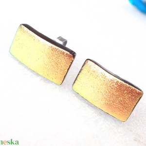  Szabálytalan dichroic mozaik nyaklánc, ballagásra, születésnapra, névnapra.  - ékszer - nyaklánc - medálos nyaklánc - Meska.hu