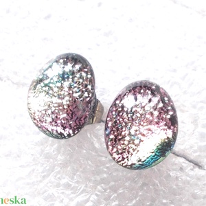  NEMESACÉL!  Magnólia dichroic nyaklánc. - ékszer - ékszerszett - Meska.hu