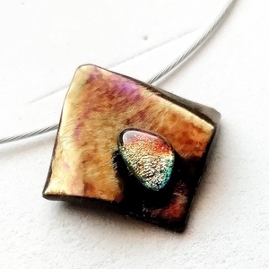 NEMESACÉL!  Bronzos bíborfény ékszerszett, ajándék névnapra születésnapra. - ékszer - ékszerszett - Meska.hu