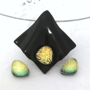 NEMESACÉL!  Arany-fekete ékszerszett, ajándék névnapra születésnapra. - ékszer - ékszerszett - Meska.hu