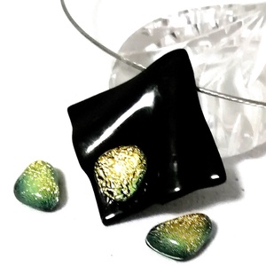 NEMESACÉL!  Arany-fekete ékszerszett, ajándék névnapra születésnapra. - ékszer - ékszerszett - Meska.hu