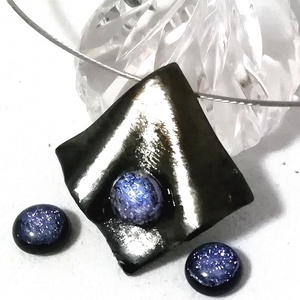 NEMESACÉL! Levendula metálfényben ékszerszett, ajándék névnapra születésnapra. - Meska.hu