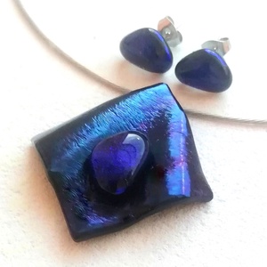 NEMESACÉL!  Kék metál fények, ajándék névnapra születésnapra. - Meska.hu