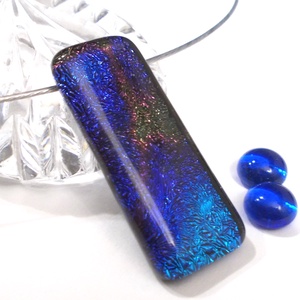 NEMESACÉL!  Kék-arany árnyalatok ékszerszett. - Meska.hu