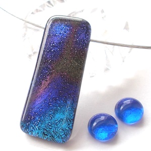 NEMESACÉL!  Kék-arany árnyalatok ékszerszett. - ékszer - ékszerszett - Meska.hu