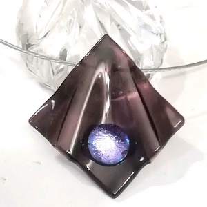 Lila árnyalatok trendi nyaklánc, ajándék névnapra, születésnapra. - Meska.hu