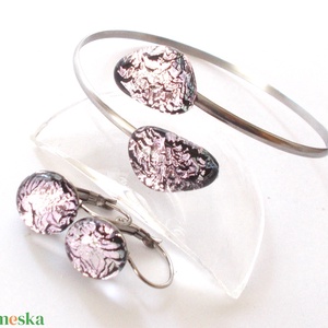 NEMESACÉL!  Metál rózsafények ékszerszett, ajándék névnapra születésnapra. - ékszer - ékszerszett - Meska.hu