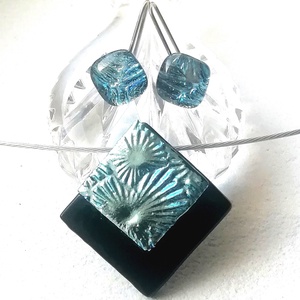 AKCIÓ!  NEMESACÉL!  Ezüstkék csillagok ékszerszett. - Meska.hu