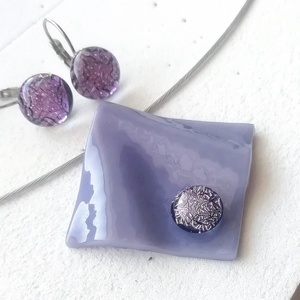 Levendula trendi ékszerszett, ajándék névnapra, születésnapra. - Meska.hu