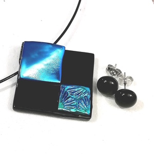 Kék fények nyaklanc, ajándék névnapra, születésnapra. - ékszer - ékszerszett - Meska.hu