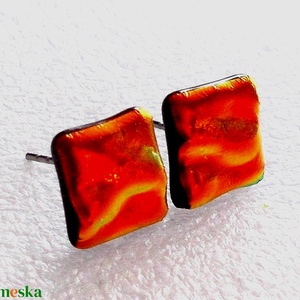 Lángolás dichroic nyaklánc. - ékszer - ékszerszett - Meska.hu