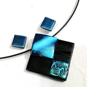 Kék fények ékszerszett, ajándék névnapra, születésnapra. - ékszer - ékszerszett - Meska.hu