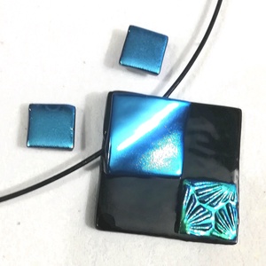 Kék fények ékszerszett, ajándék névnapra, születésnapra., Ékszer, Ékszerszett, Ékszerkészítés, Üvegművészet, MESKA