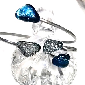 NEMESACÉL! Exkluzív ezüstkék karkötő és gyűrű - ékszer - karkötő - kézfej karkötő - Meska.hu