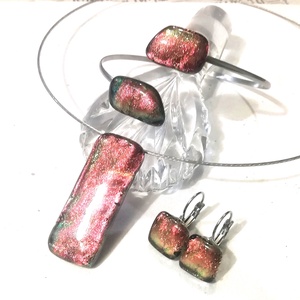 NEMESACÉL!  Naplemente exkluzív ékszerszett - ékszer - karkötő - kézfej karkötő - Meska.hu