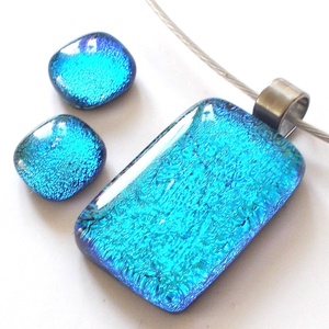 NEMESACÉL! Exkluzív ezüstkék ékszerszett. - Meska.hu