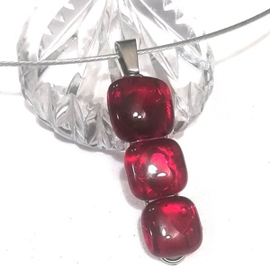 NEMESACÉL!  Rubin kockák ékszerszett.  - ékszer - ékszerszett - Meska.hu