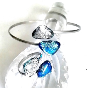 NEMESACÉL! Exkluzív ezüstkék karkötő és gyűrű - ékszer - karkötő - kézfej karkötő - Meska.hu