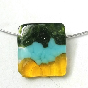 NEMESACÉL!  Színek fúziója ékszerszett.  - ékszer - nyaklánc - medálos nyaklánc - Meska.hu