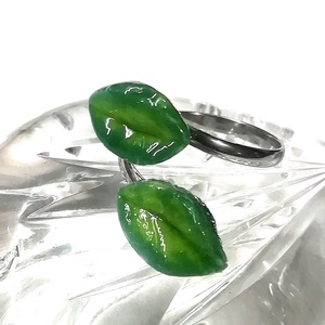 NEMESACÉL! Menta levelek karkötő és gyűrű.  - ékszer - ékszerszett - Meska.hu