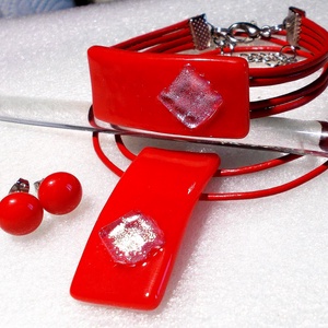 Egyiptomi kék ékszerszett, ajándék névnapra, születésnapra. - ékszer - ékszerszett - Meska.hu