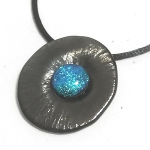 OVÁLIS! Gyöngykagyló dichroic ékszerszett , ajándék névnapra, születésnapra. - ékszer - ékszerszett - Meska.hu