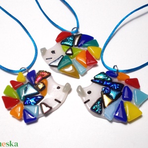 Színes süni. - otthon & életmód - konyhafelszerelés, tálalás - konyhai dekoráció - hűtőmágnes - Meska.hu