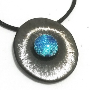 OVÁLIS! Gyöngykagyló dichroic ékszerszett , ajándék névnapra, születésnapra. - Meska.hu