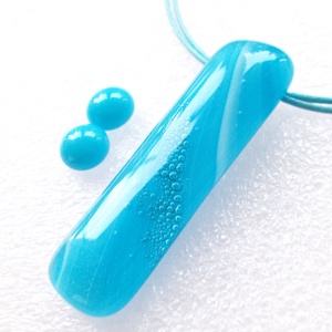 Gyöngyöző kékség ékszerszett. - ékszer - ékszerszett - Meska.hu