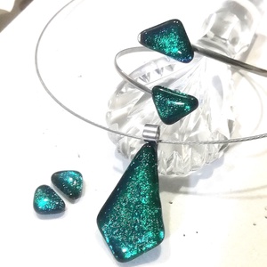 NEMESACÉL! Smaragd ragyogás ékszerszett - ékszer - ékszerszett - Meska.hu