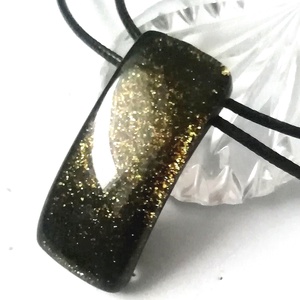 NEMESACÉL! Bronzos moha aventurin nyaklánc. , Ékszer, Nyaklánc, Medálos nyaklánc, Ékszerkészítés, Üvegművészet, MESKA