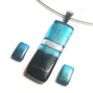 Dichroic fények ékszerszett. - ékszer - ékszerszett - Meska.hu